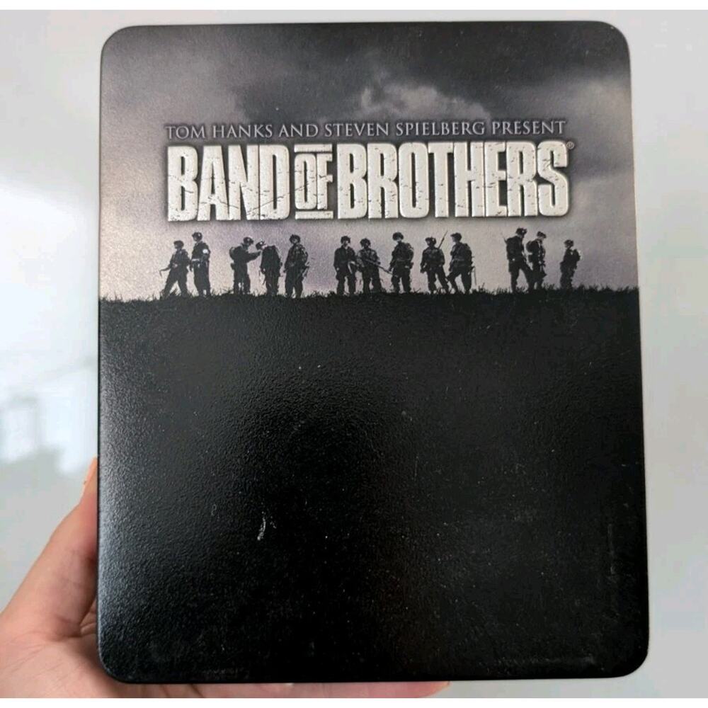 Band of Brothers 6 DVD Set In Tin Metal Box 2002 WW2 WWII Collectors Edition